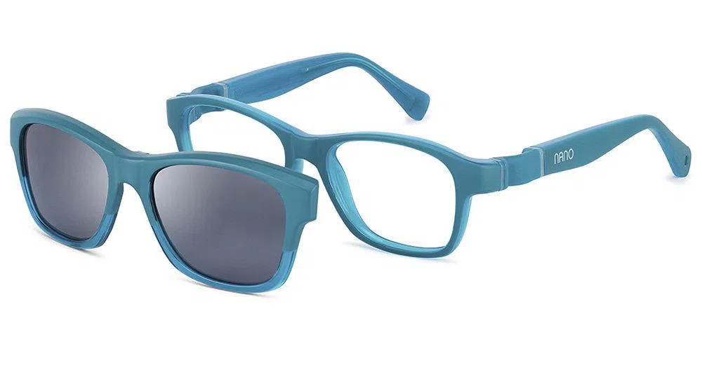 Nanovista GAIKAI SC 3.0 Eyeglasses - CLIP GAIKAI SC 3.0 MT RED NAVY W/CLIP - view 5